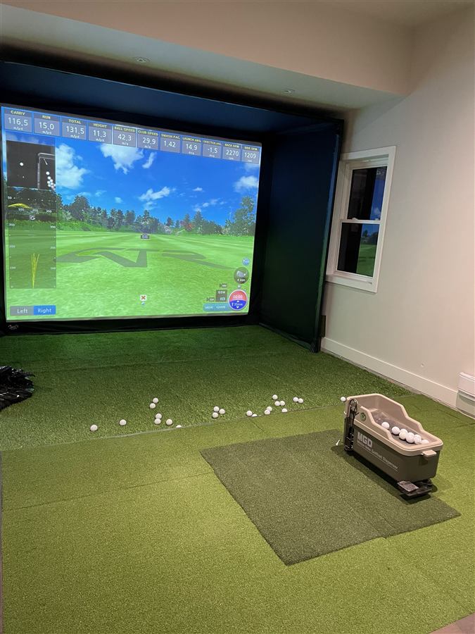 Golf Simulator Room