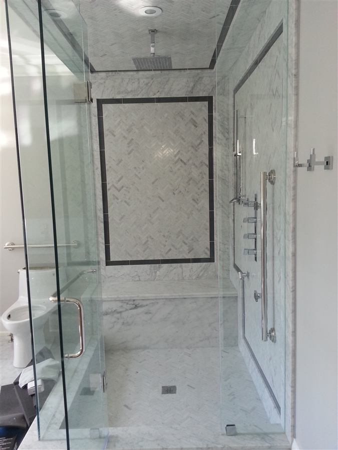Frameless Glass Shower