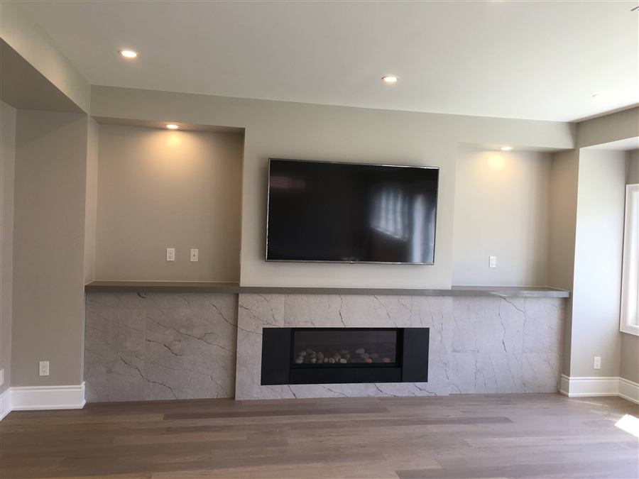 Tv Fireplace Wall